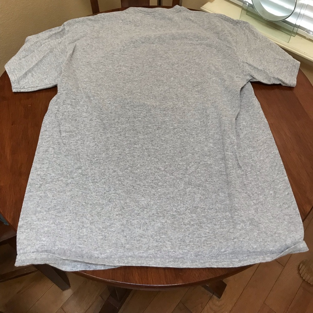 Real Men Do Yoga Gray Tee - Picture 6 of 6